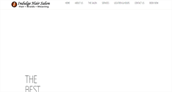 Desktop Screenshot of indulgehairsalons.com